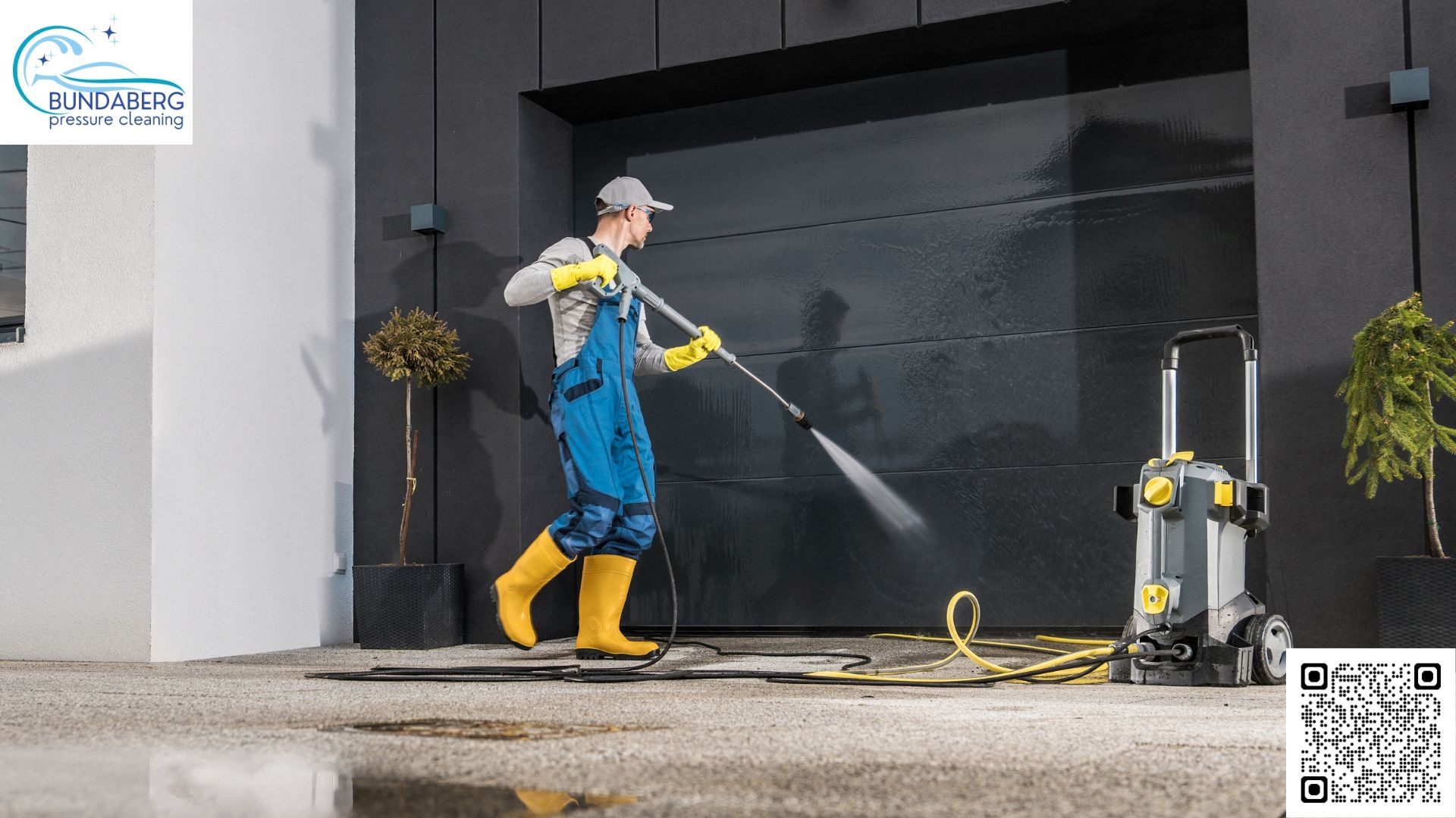 How does Bundaberg Pressure Cleaning approach tough exterior stains?